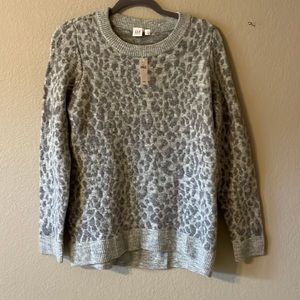 Gap Leopard Print Sweater NWT